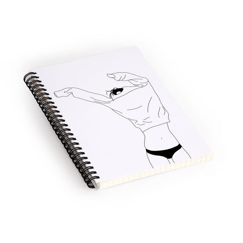 The Colour Study Fashion illustration Cadee Spiral Notebook