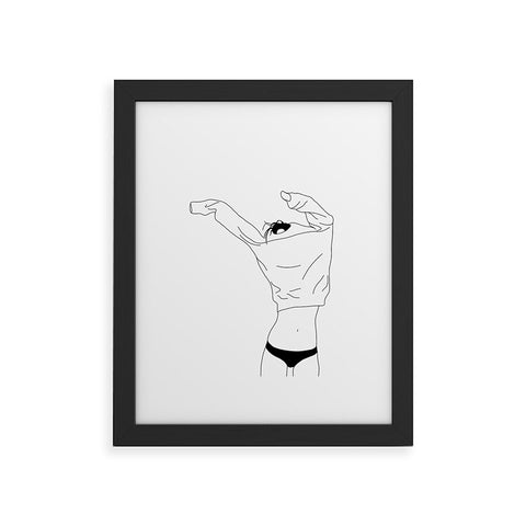 The Colour Study Fashion illustration Cadee Framed Art Print