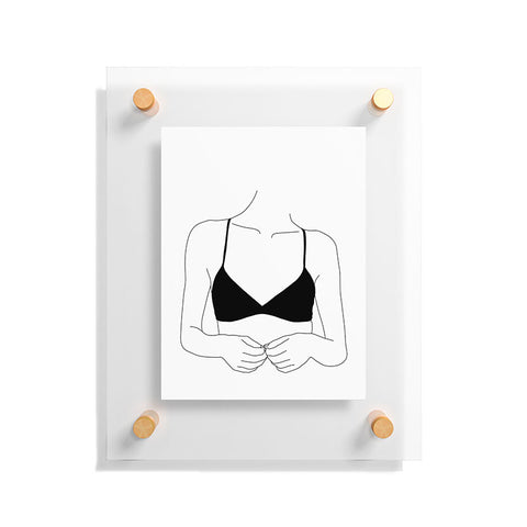 The Colour Study Figure Drawing Corey Floating Acrylic Print