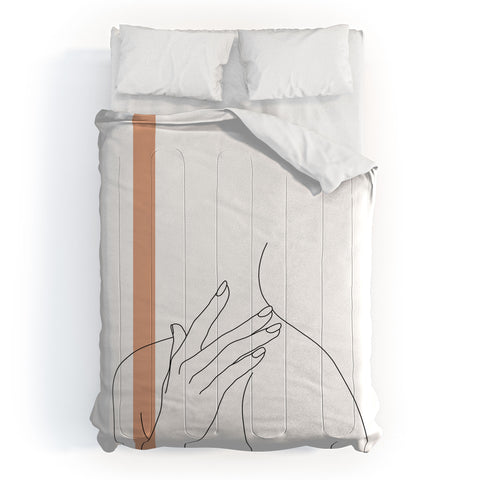 The Colour Study Illustration Danna Stripe Comforter