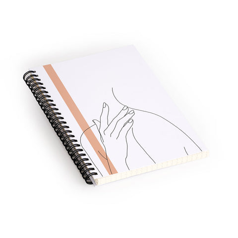 The Colour Study Illustration Danna Stripe Spiral Notebook