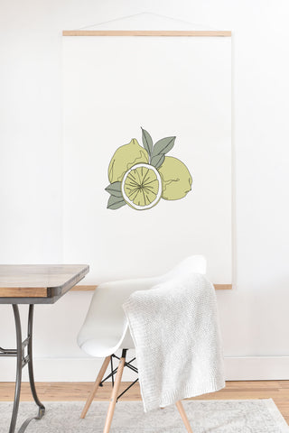 The Colour Study Lemons Artwork Art Print And Hanger