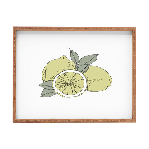 The Colour Study Lemons Artwork Rectangular Tray