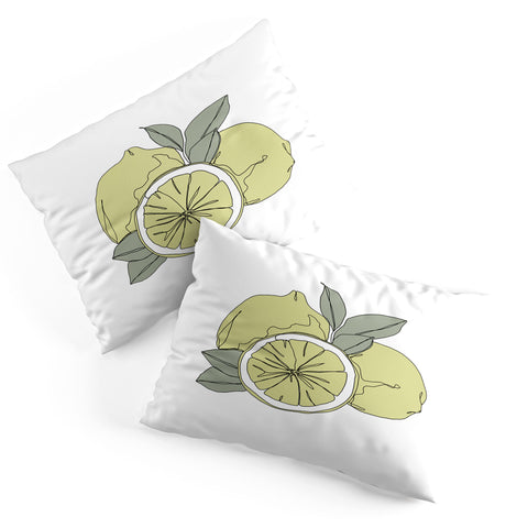 The Colour Study Lemons Artwork Pillow Shams