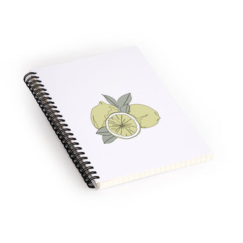 The Colour Study Lemons Artwork Spiral Notebook