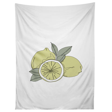 The Colour Study Lemons Artwork Tapestry