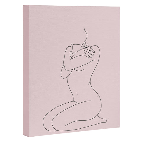 The Colour Study Life Drawing Blush Art Canvas