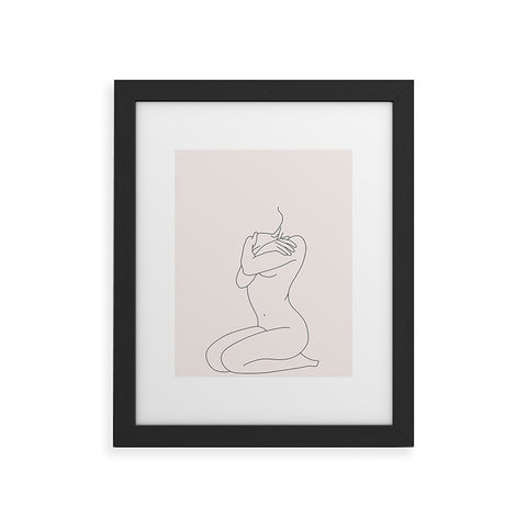The Colour Study Life Drawing Figure Framed Art Print