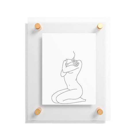 The Colour Study Life drawing illustration Floating Acrylic Print