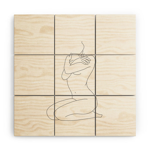 The Colour Study Life drawing illustration Wood Wall Mural