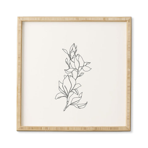 The Colour Study Magnolia by The Colour Study Framed Wall Art