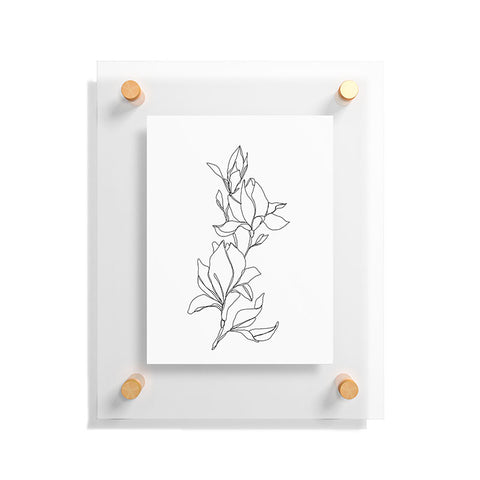 The Colour Study Magnolia by The Colour Study Floating Acrylic Print