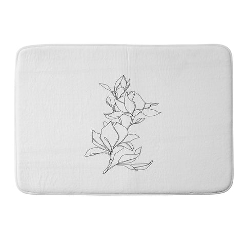 The Colour Study Magnolia by The Colour Study Memory Foam Bath Mat