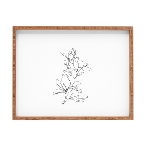 The Colour Study Magnolia by The Colour Study Rectangular Tray