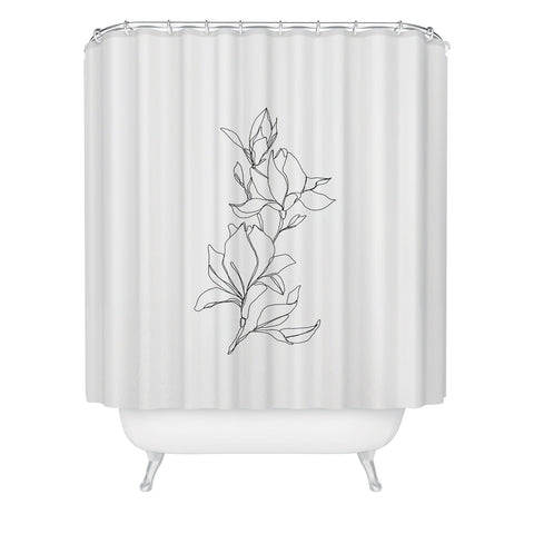 The Colour Study Magnolia by The Colour Study Shower Curtain