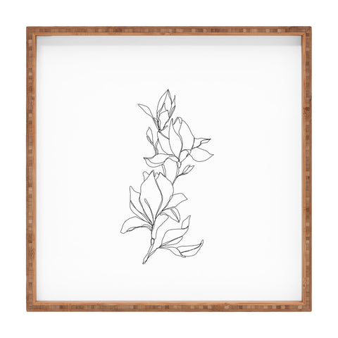The Colour Study Magnolia by The Colour Study Square Tray