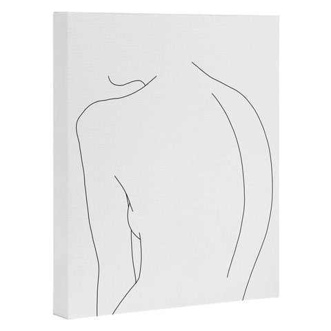 The Colour Study Nude back line drawing Alex Art Canvas