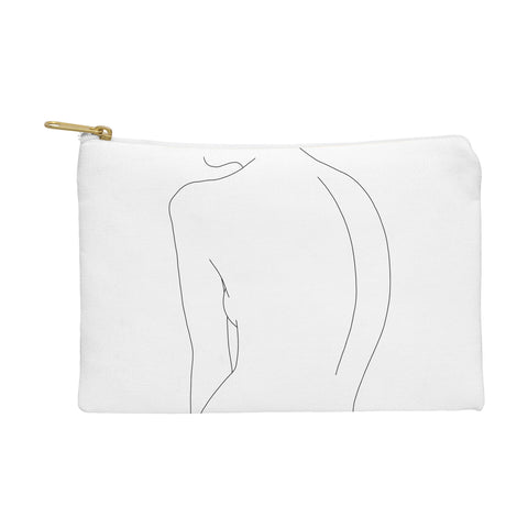 The Colour Study Nude back line drawing Alex Pouch