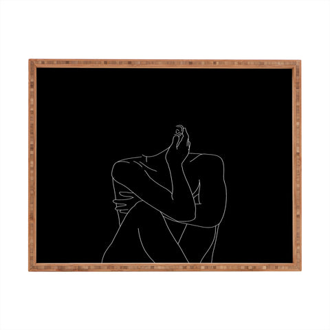 The Colour Study Nude figure illustration Celi Rectangular Tray