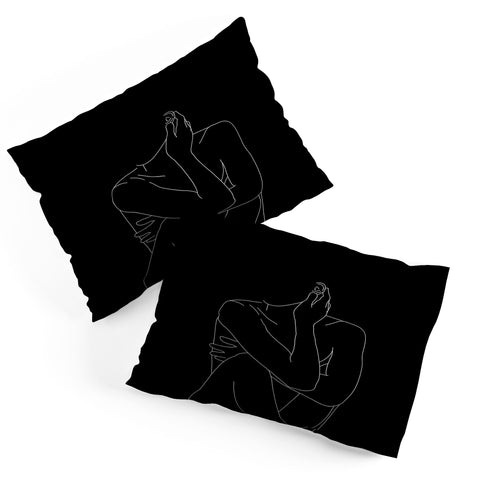The Colour Study Nude figure illustration Celi Pillow Shams