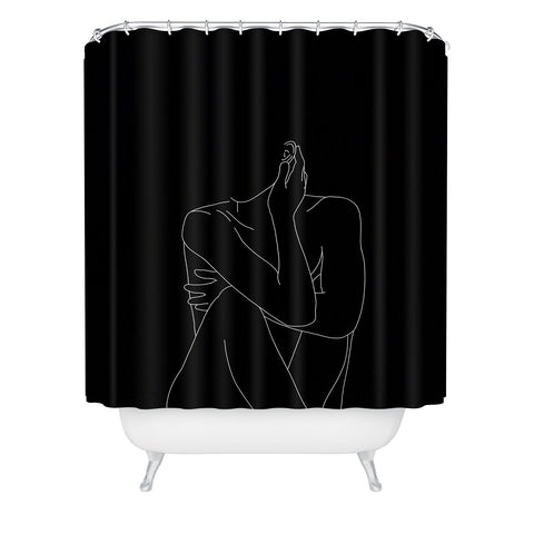 The Colour Study Nude figure illustration Celi Shower Curtain