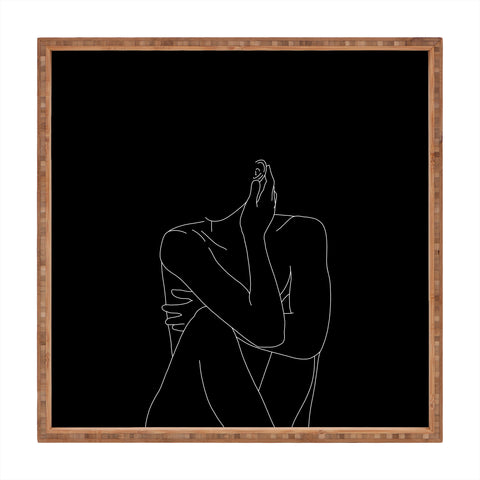 The Colour Study Nude figure illustration Celi Square Tray