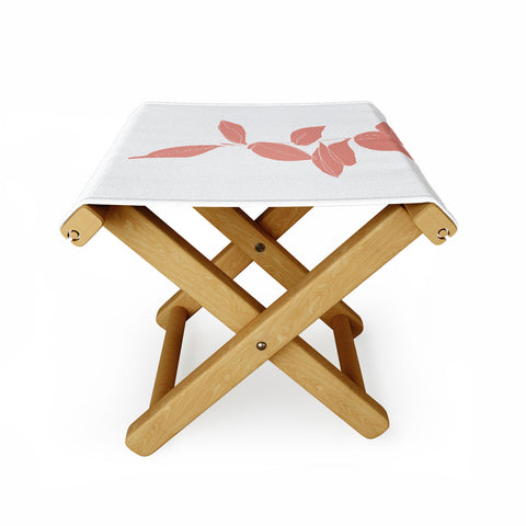 The Colour Study Plant Drawing Berry Pink Folding Stool