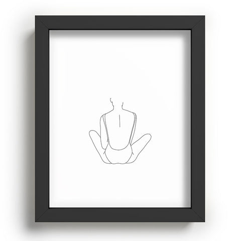 The Colour Study Summer swim illustration Recessed Framing Rectangle