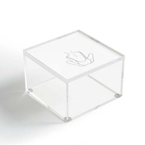 The Colour Study Summer swim illustration Acrylic Box