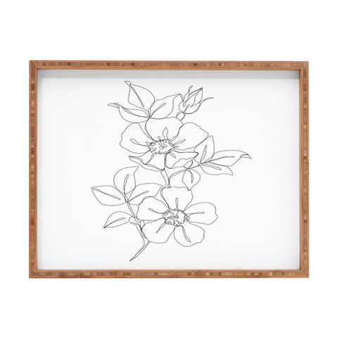 The Colour Study The Rose Rectangular Tray