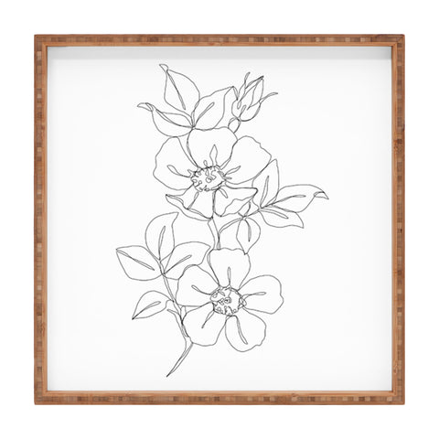 The Colour Study The Rose Square Tray