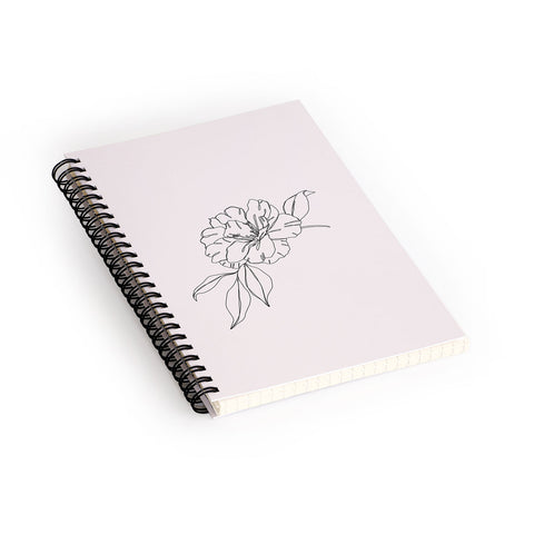 The Colour Study Tropical flower illustration Spiral Notebook