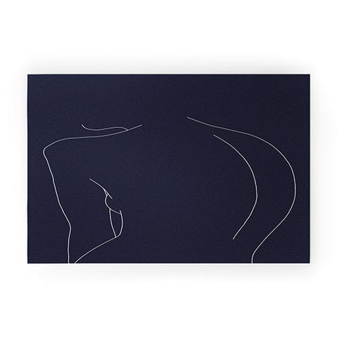 The Colour Study Womans back line Welcome Mat