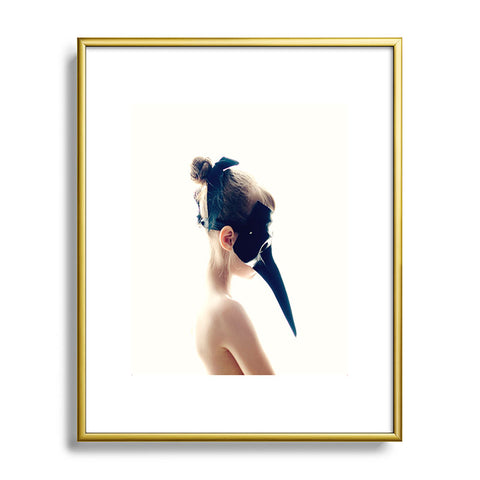 The Light Fantastic Bird Girl Metal Framed Art Print