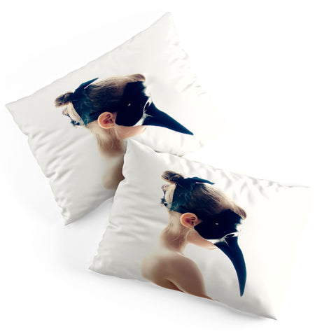 The Light Fantastic Bird Girl Pillow Shams