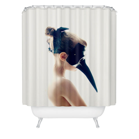 The Light Fantastic Bird Girl Shower Curtain