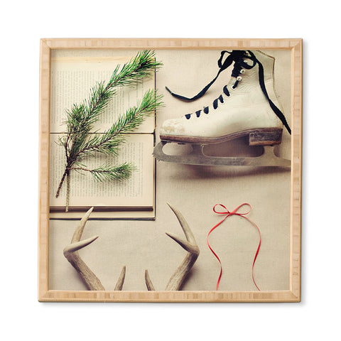 The Light Fantastic Christmas Card Framed Wall Art