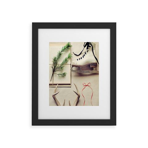 The Light Fantastic Christmas Card Framed Art Print