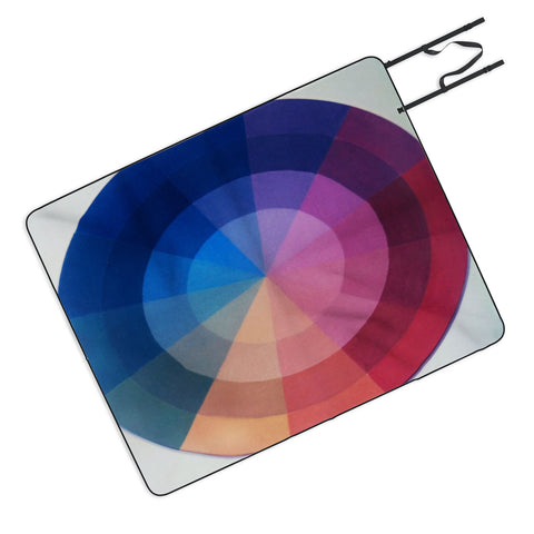 The Light Fantastic Color Wheel Picnic Blanket