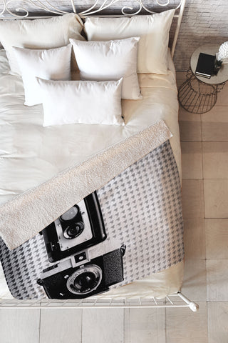 The Light Fantastic Dapper Fleece Throw Blanket