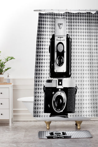 The Light Fantastic Dapper Shower Curtain And Mat