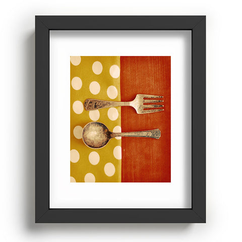 The Light Fantastic Fork And Spoon Recessed Framing Rectangle