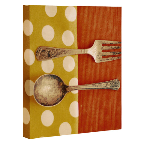 The Light Fantastic Fork And Spoon Art Canvas