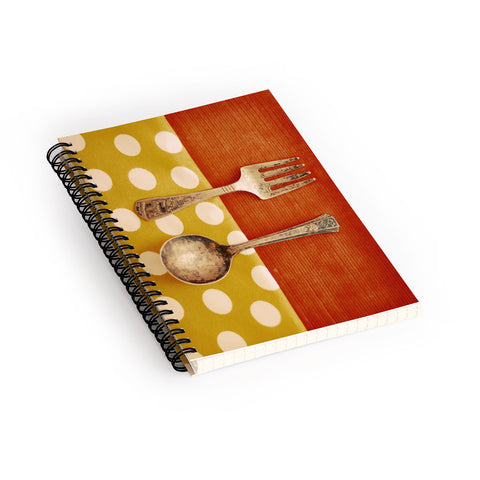 The Light Fantastic Fork And Spoon Spiral Notebook