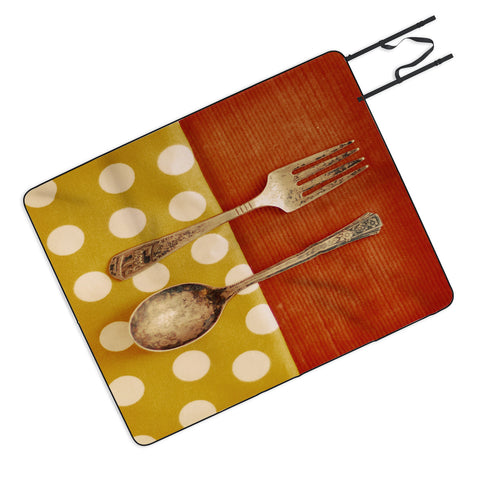 The Light Fantastic Fork And Spoon Picnic Blanket