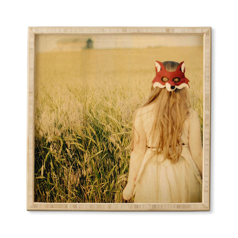 The Light Fantastic Fox Girl Framed Wall Art