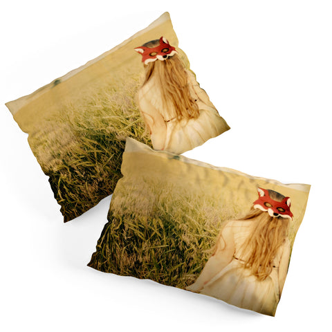 The Light Fantastic Fox Girl Pillow Shams