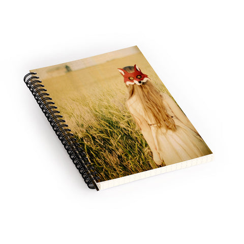 The Light Fantastic Fox Girl Spiral Notebook