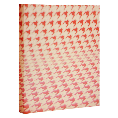 The Light Fantastic Houndstooth Polaroid Art Canvas