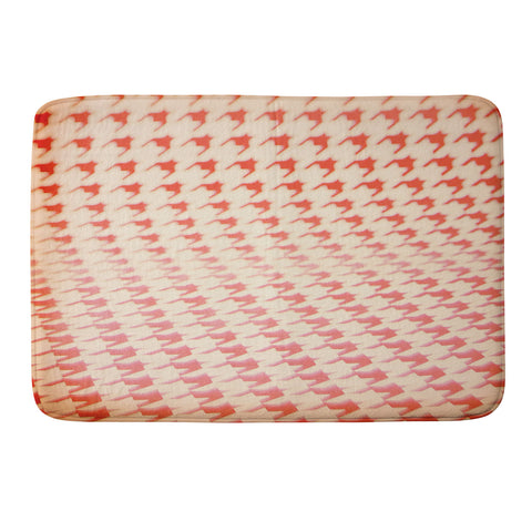 The Light Fantastic Houndstooth Polaroid Memory Foam Bath Mat